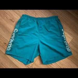 Supreme mesh panel water shorts small